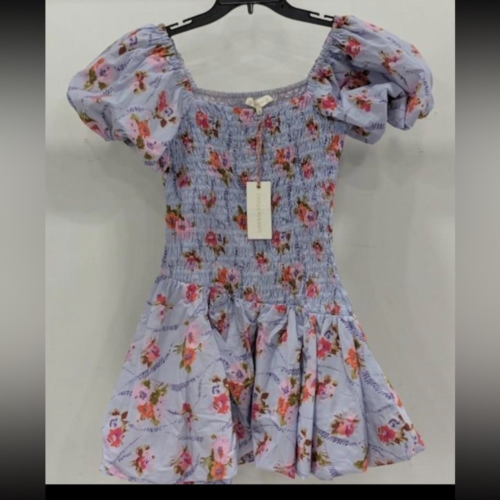 NWT LoveShackFancy Asa Dress LAVENDER MOON - SIZE XS - Picture 3 of 7